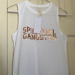 Worn once! SPIRITUAL GANGSTER Logo Tank!